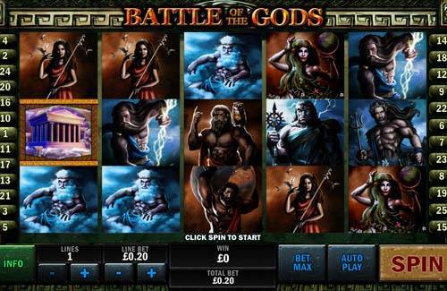Battle of the Gods gameplay