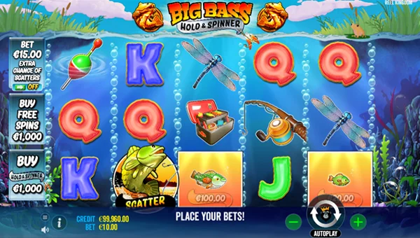 Big Bass Bonanza Hold and Spinner gameplay