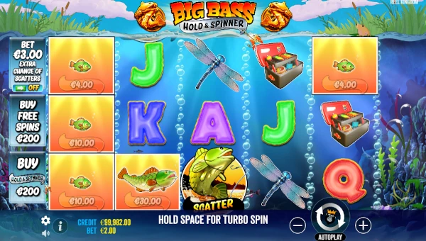 Big Bass Hold and Spinner gameplay