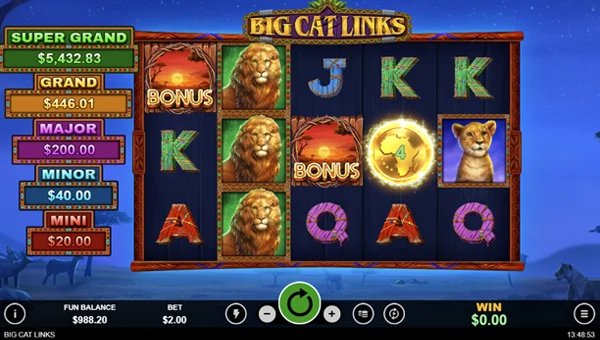 Big Cat Links gameplay
