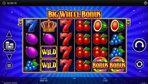 Big Wheel Bonus gameplay