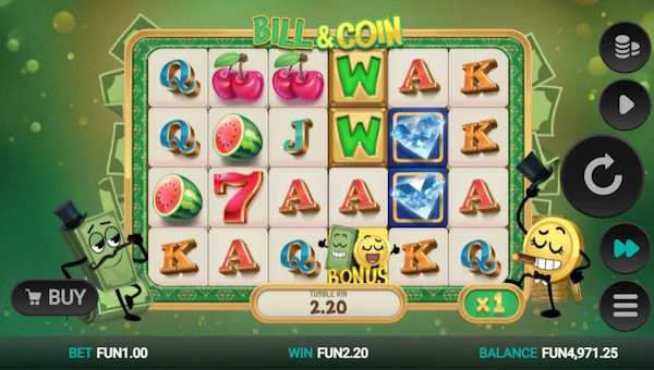 Bill and Coin gameplay