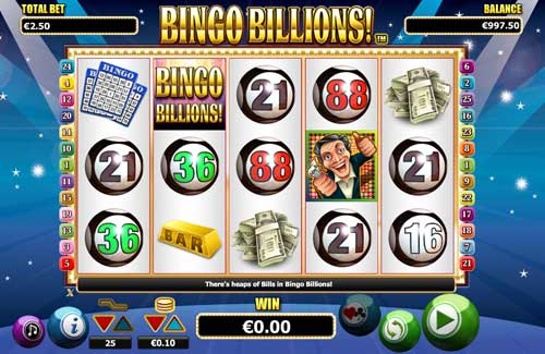 Bingo Billions gameplay