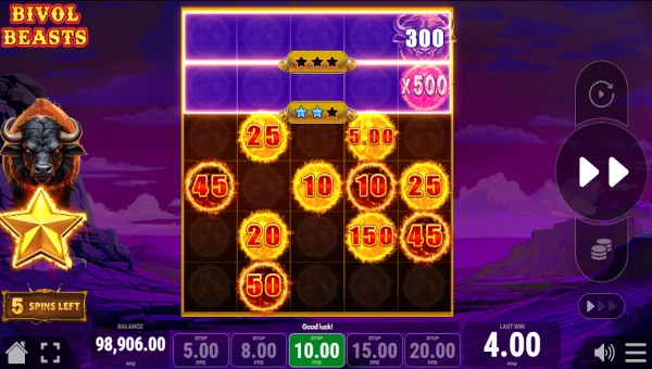 Bonus Game and Free Spins in Bivol Beasts Slot by PatePlay