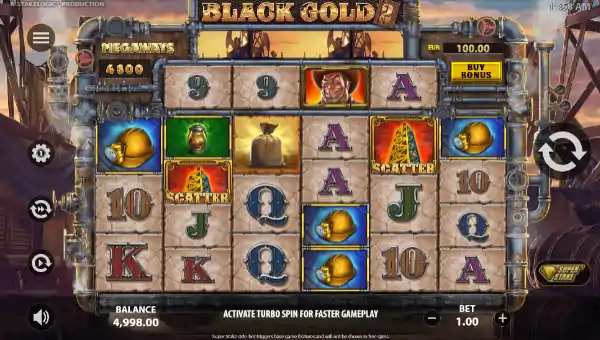 Black Gold 2 Megaways gameplay