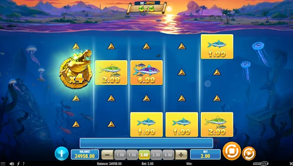 Boat Bonanza CrocoNile bonus game