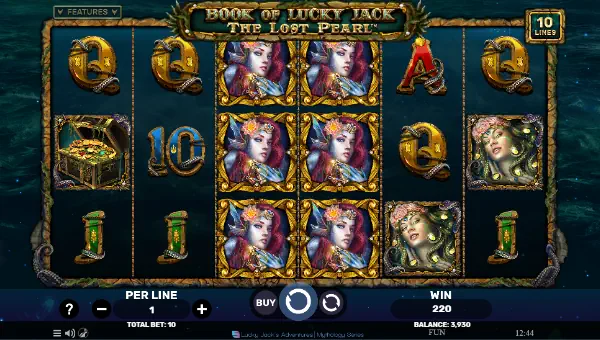 Book of Lucky Jack The Lost Pearl gameplay