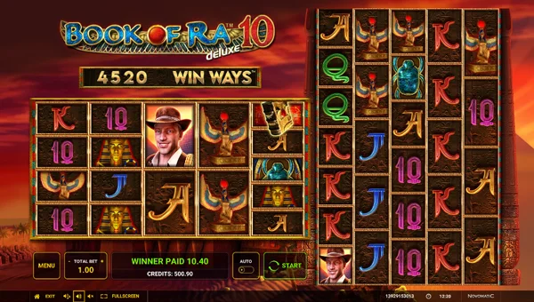 Book of Ra Deluxe 10 Win Ways gameplay