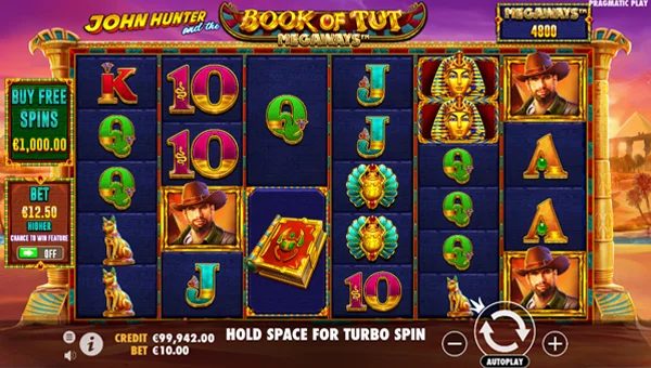 Book of Tut Megaways gameplay