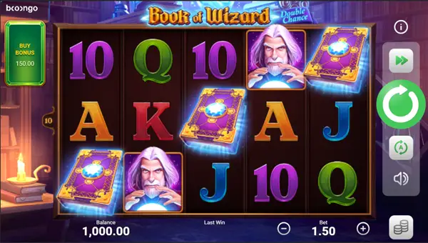 Book of Wizard Double Chance gameplay