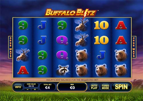 Buffalo Blitz gameplay