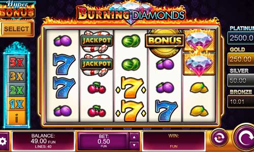 Burning Diamonds gameplay