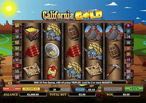 Californa Gold Gameplay