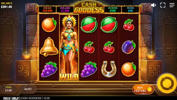 Cash Goddess gameplay