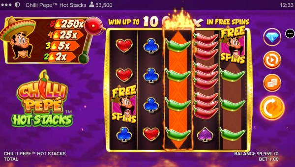 Chilli Pepe Hot Stacks gameplay