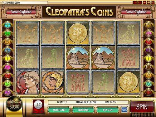 Cleopatras Coins gameplay