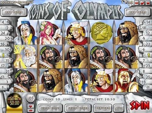 Coins of Olympus gameplay
