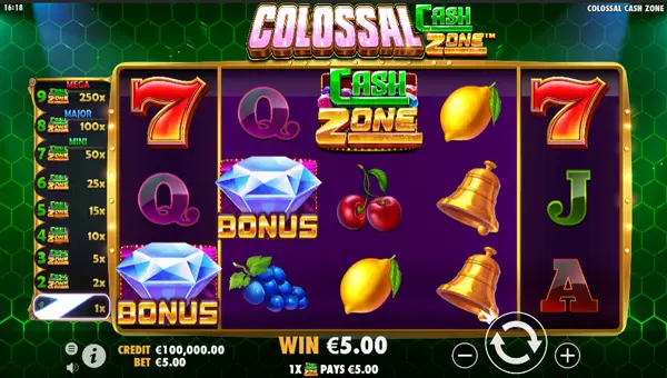 Colossal Cash Zone gameplay