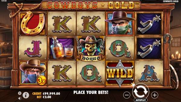Cowboys Gold gameplay