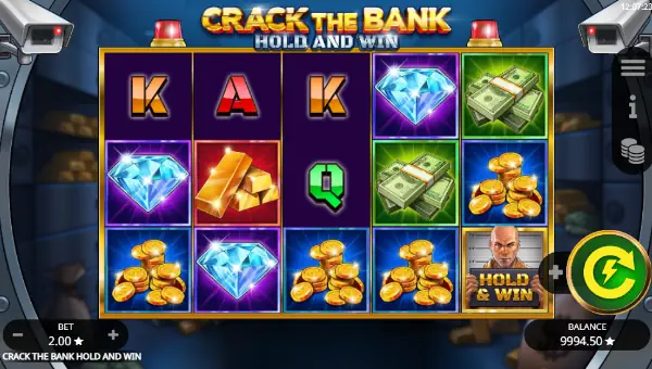 Crack the Bank Hold and Win gameplay