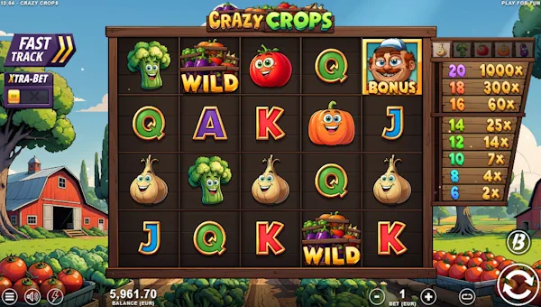 Crazy Crops gameplay