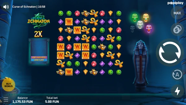 Curse of Echnaton bonus game
