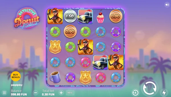 Detective Donut Kickback gameplay