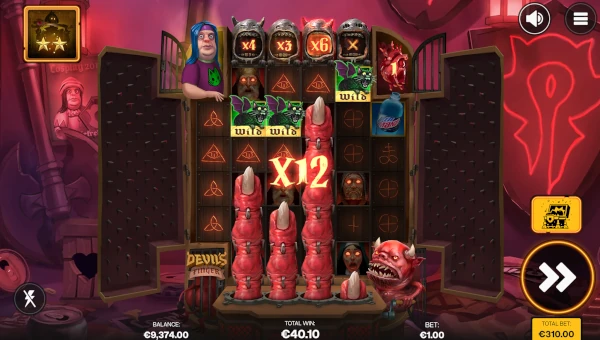 Devils Finger bonus game