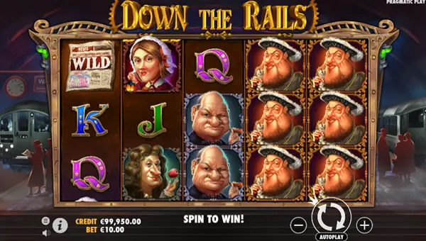 Down the Rails gameplay