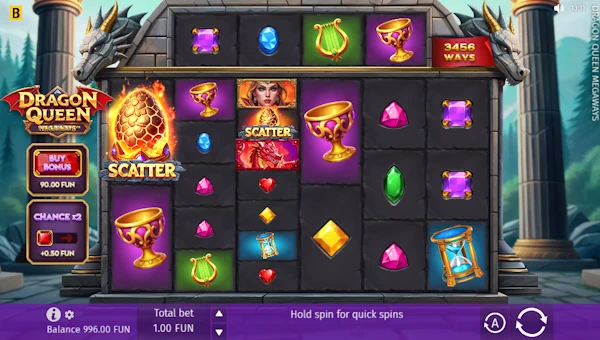 Dragon Queen Megaways gameplay