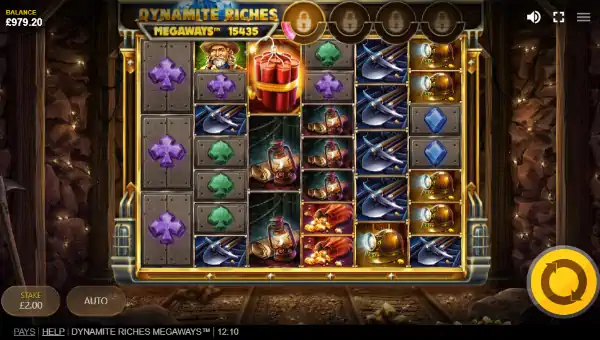Dynamite Riches Megaways gameplay