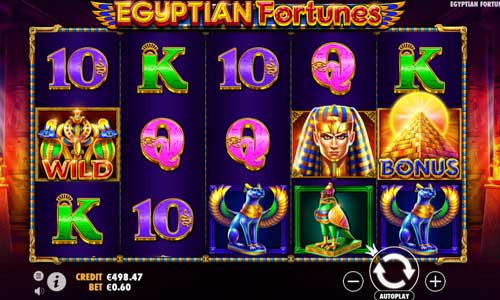 Egyptian Fortunes gameplay