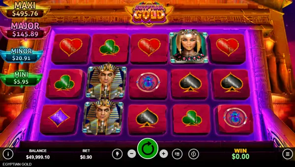 Egyptian Gold gameplay