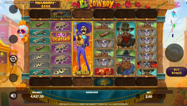 El Cowboy Megaways gameplay
