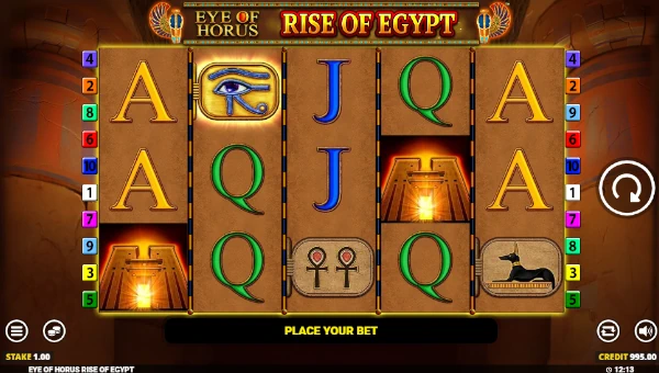 Eye of Horus Rise of Egypt gameplay