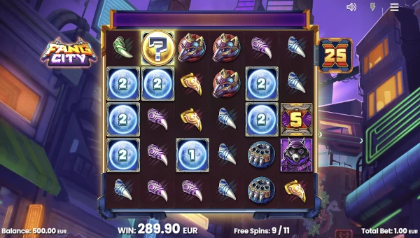 Fang City bonus game
