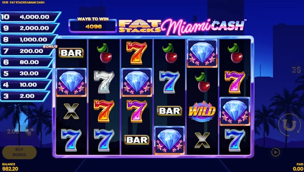 FatStacks Miami Cash gameplay