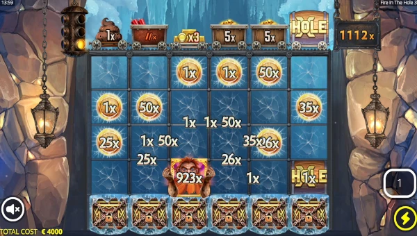 Fire in the Hole 3 bonus game