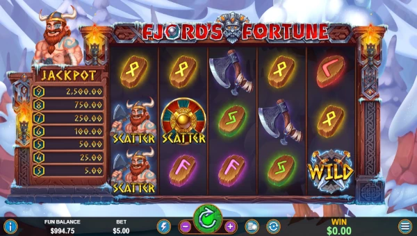 Fjords Fortune gameplay