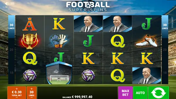 Football Super Spins gameplay