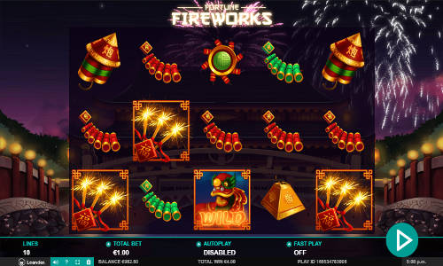 Fortune Fireworks gameplay