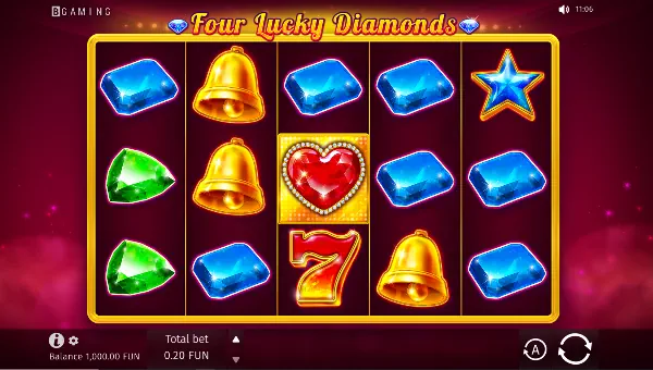 Four Lucky Diamonds gameplay