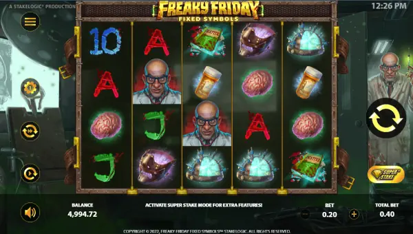 Freaky Friday Fixed Symbols gameplay