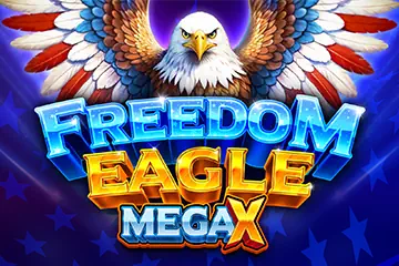 Freedom Eagle Mega X slot logo