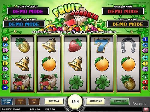 Fruit Bonanza gameplay