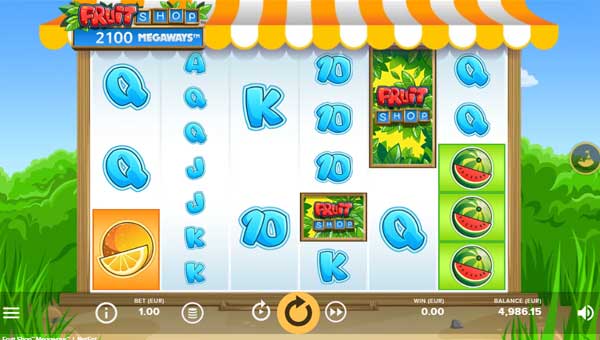 Fruit Shop Megaways gameplay