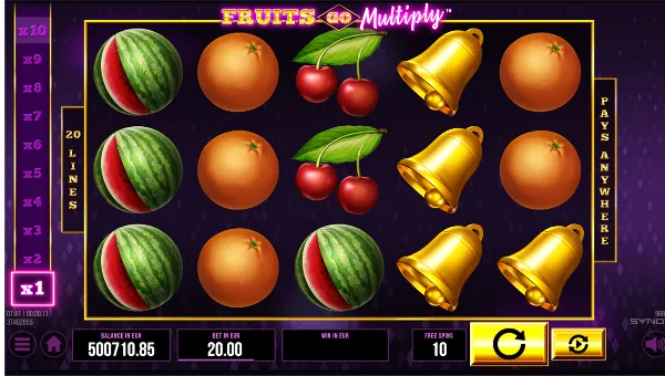 Fruits Go Multiply gameplay