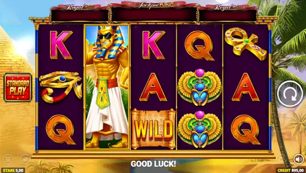 Funky Pharaoh Jackpot King gameplay