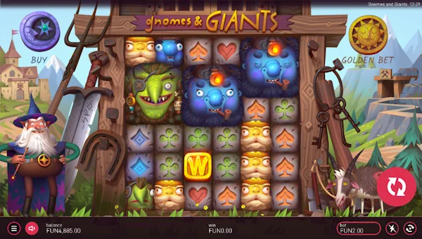 Gnomes and Giants gameplay