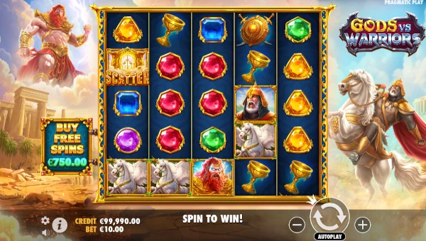 Gods vs Warriors gameplay